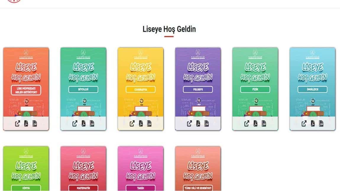 Liseye Hoş Geldin